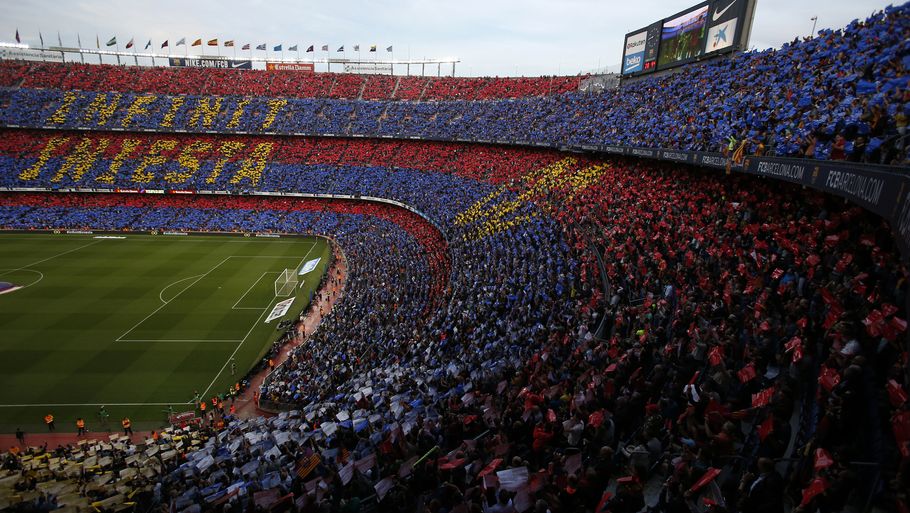 Terrorister ville angribe Camp Nou under en La Liga-kamp mod Betis 20. august sidste år. Foto: AP