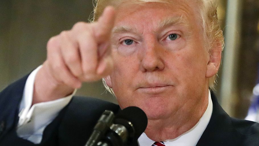 Donald Trump har nok engang ikke styr på fakta. Foto: AP