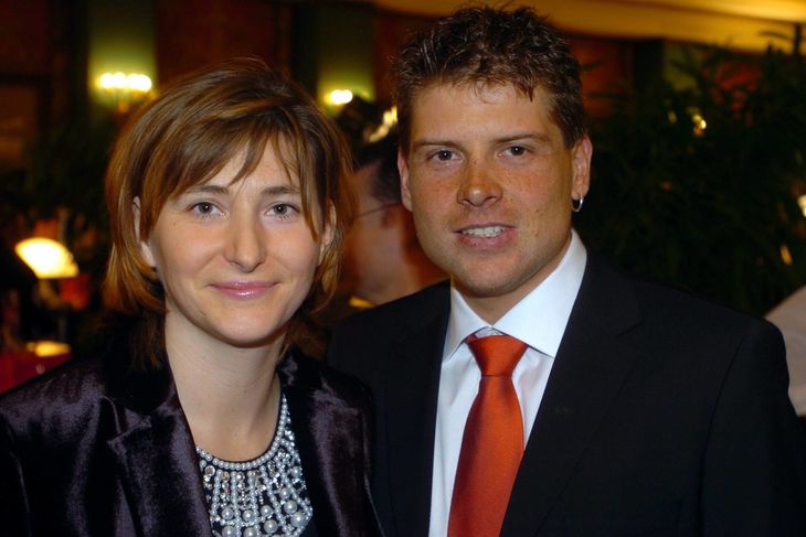 Ullrich med sin første kone Gabi Weiss. Foto: All Over