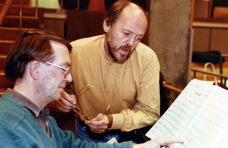 Benny og Povl i 1990. Foto: Lars Krabbe