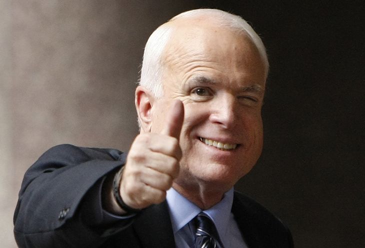 John McCain døde lørdag efter en længere kamp mod kræften. Han blev 81 år. Foto: AP