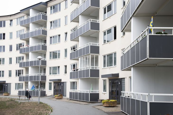 Der bor 2600 beboere i Kungsmarken i Karlskrona. Størstedelen er af anden herkomst end svensk.