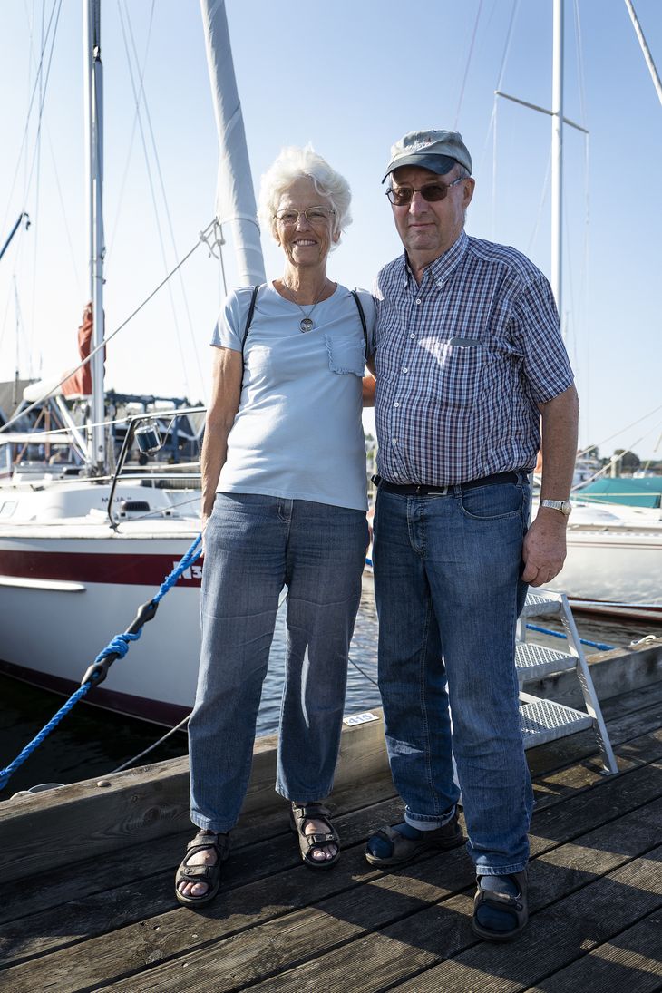 Ægteparret Dot (73) og Mogens Dalby (72) er pensionerede og bor i Birkerød. Foto: Henning Hjort