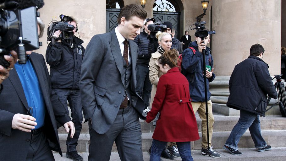 Nicklas Bendtner er ikke uvant med at møde op i retten. Her er han sidste år i Københavns Byret efter sin spirituskørsel. Foto: Mogens Flindt