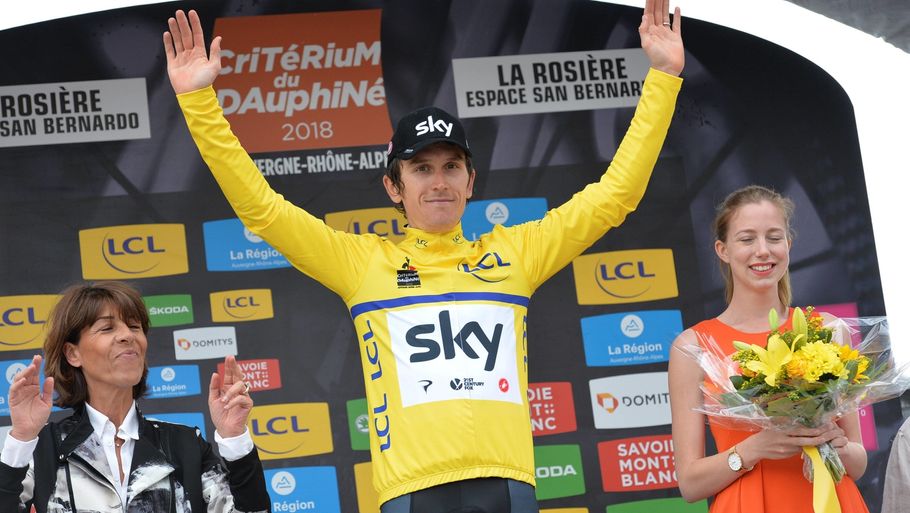 Tour de France-vinder Geraint Thomas har forlænget sin aftale med Team Sky til 2021. Foto: imago sport/All Over Press