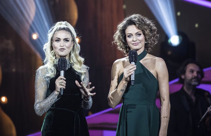 Sarah Grünewald står sammen med Christiane Schaumburg-Müller helt i front, når TV2 sender 'Vild med dans'. Foto: Mogens Flindt