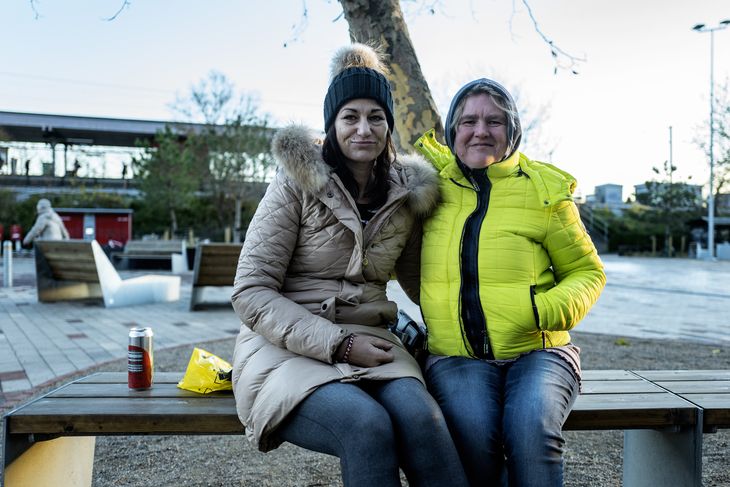 Johanne Nona Marvig (tv) og Celine Hertz (th). Foto: Henning Hjorth