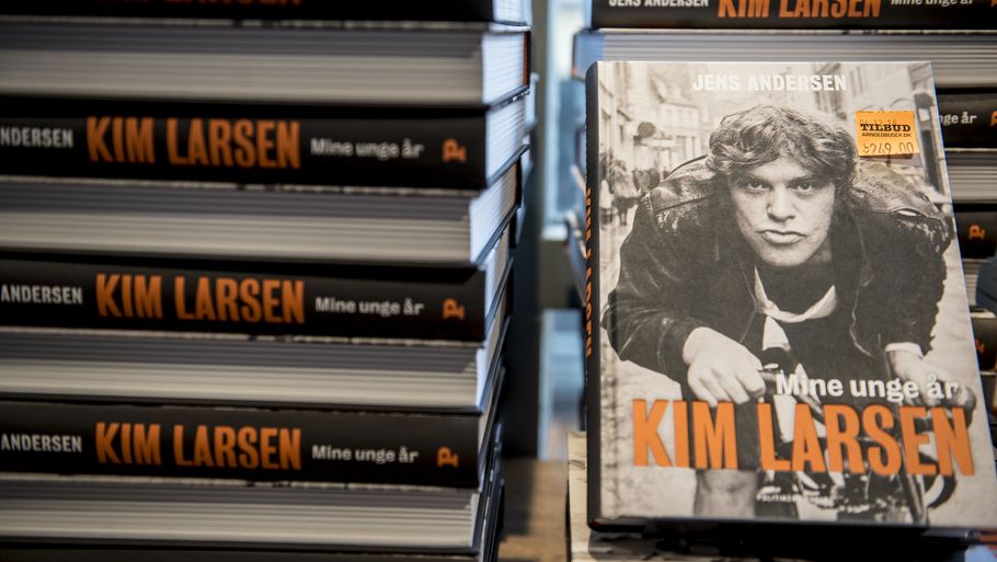 Kim Larsen-bogen sælger stadig godt, men er ikke med på de aktuelle bestseller-lister fra boghandlerne. Foto: Mads Claus Rasmussen/Ritzau Scanpix