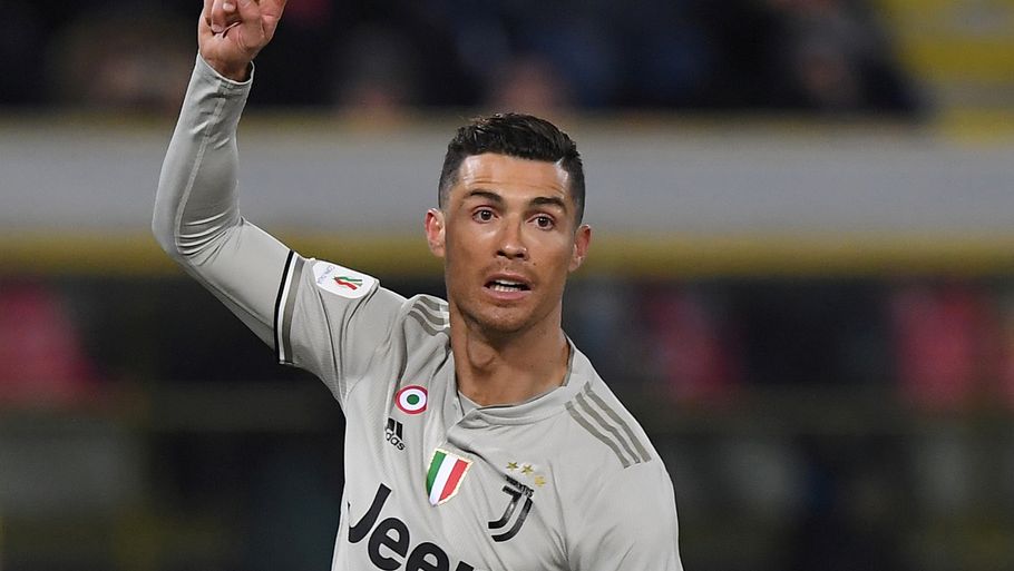 Ronaldo startede på bænken i Juventus' sejr mod Bologna. Foto: Ritzau Scanpix