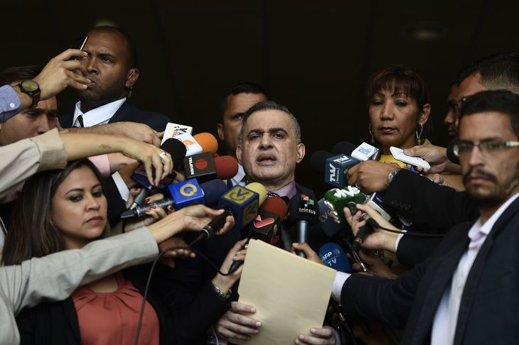 Tarek William Saab er den øverste offentlige anklager i Venezuela. Foto: AFP