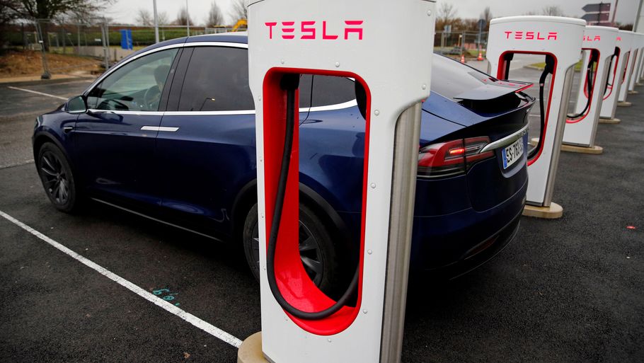 Tesla har udsendt regnskab. Foto: Reuters