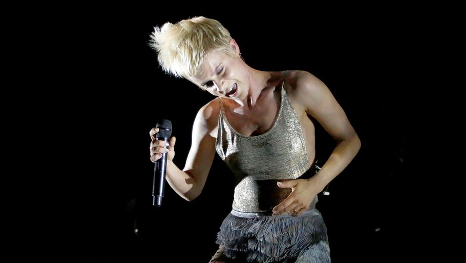 Robyn, der fylder 40 til sommer, var på scenen 93 minutter i Malmö Live Konserthus, som blev udsolgt øjeblikkeligt. Arkivfoto: Taylor Hill/Getty