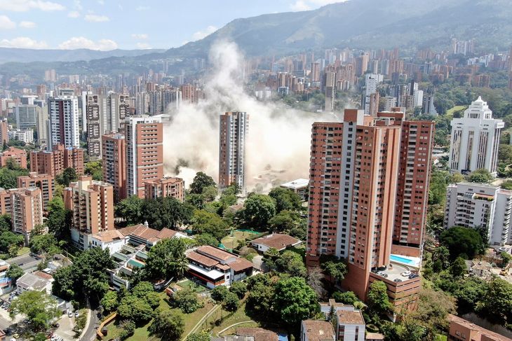 2,5 millioner mennesker lever i Medellin, der er hovedstad i Colombias nordvestlige Antioquia-provins. Foto: Sergio Goez/AFP