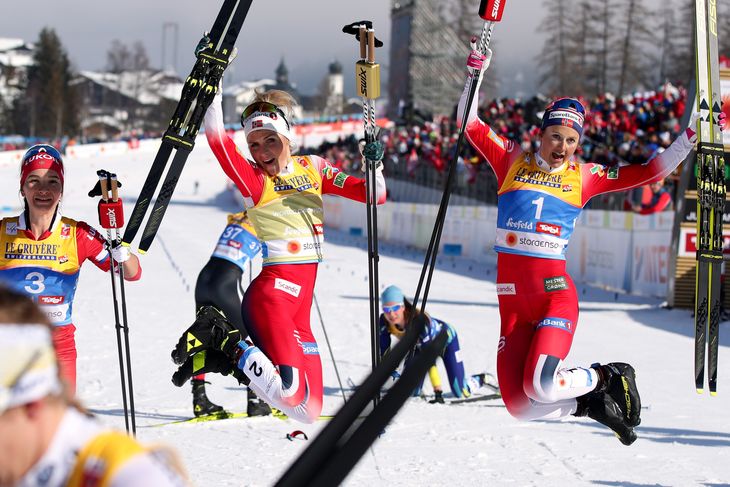 Therese Johaug har allerede vundet VM-guld ved verdensmesterskaberne i de nordiske discipliner, der i øjeblikket finder sted i østrigske Seefeld. Foto: Ritzau Scanpix/Lisi Niesner