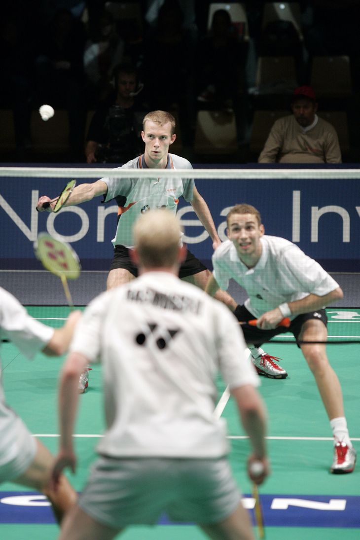 Denmark Open i 2005. Dengang var samarbejdet stadig ganske nyt. Foto: Rasmus Baaner
