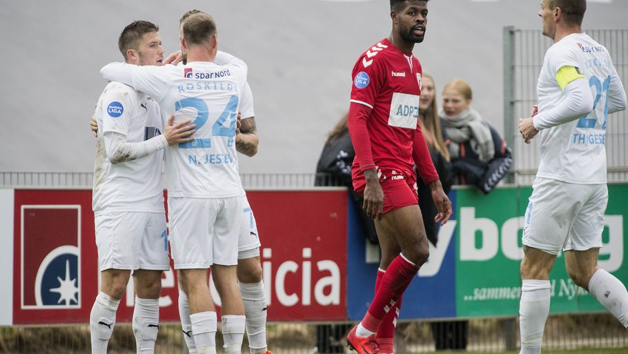 FC Roskildes spillere har endnu ikke fået løn. Foto: Ritzau Scanpix
