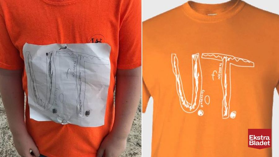 Dreng blev mobbet for hjemmelavet logo - nu bliver officielle trøje – Ekstra Bladet