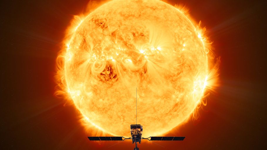 Satellitten 'SolO' skal tage billeder af solens poler. Foto: ESA