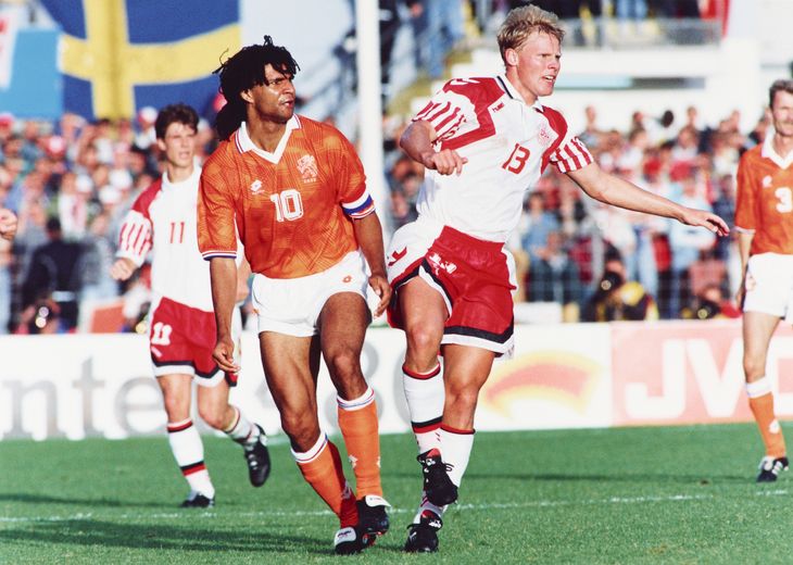 Henrik 'Store' Larsen blev topscorer, da Danmark vandt EM i 1992. Nu er han ansat og investor i kriseramte ACT.Global. Foto: Ole Steen/POLFOTO