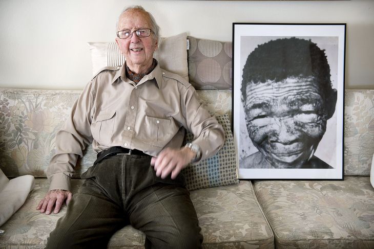 Jens Bjerre i anledning af sin 95-års fødselsdag. Foto: Nils Meilvang/Ritzau Scanpix
