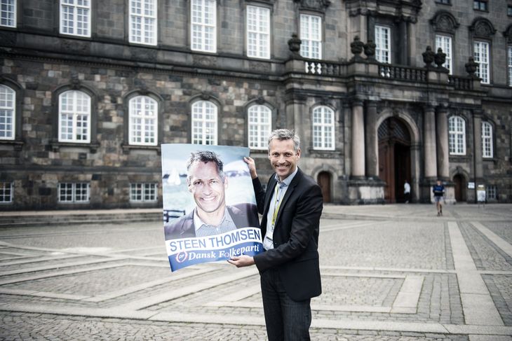 Steen Thomsen er til dagligt en central figur i DF's organisation. Han har tidligere været folketingskandidat. Foto: Casper Holmenlund Christensen