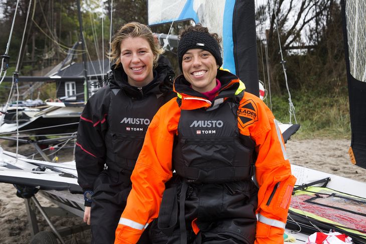 De to danske sejlere Ida Marie Baad og Marie Thusgaard Olsen kan heller ikke deltage i stævner herhjemme. Foto: Finn Frandsen/Ritzau Scanpix