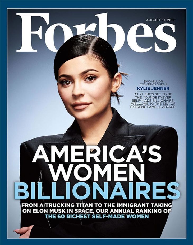 Sådan så det ud, da hun var på forsiden af Forbes. Foto: Forbes