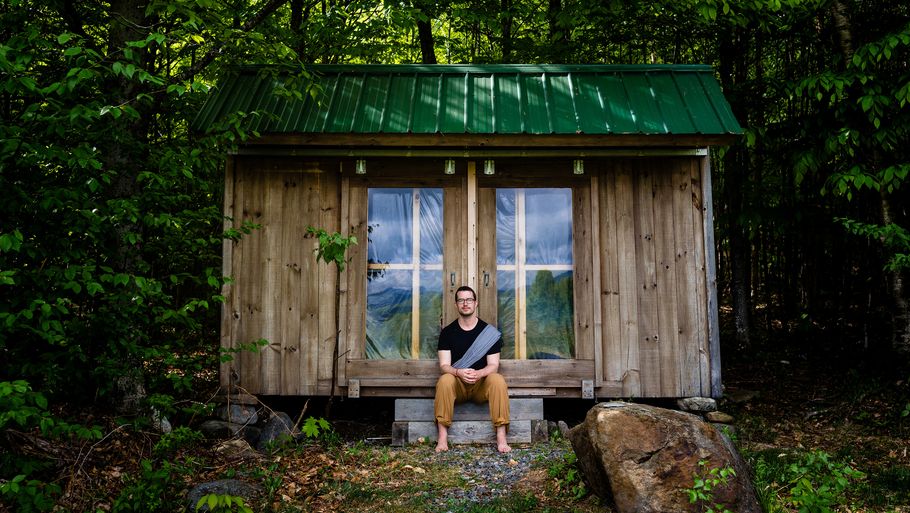 33-årige Daniel Thorsen tog på et 'silent retreat' i midten af marts og vendte tilbage til omverdenen over to måneder senere. Foto: Jacob Hannah/Ritzau Scanpix