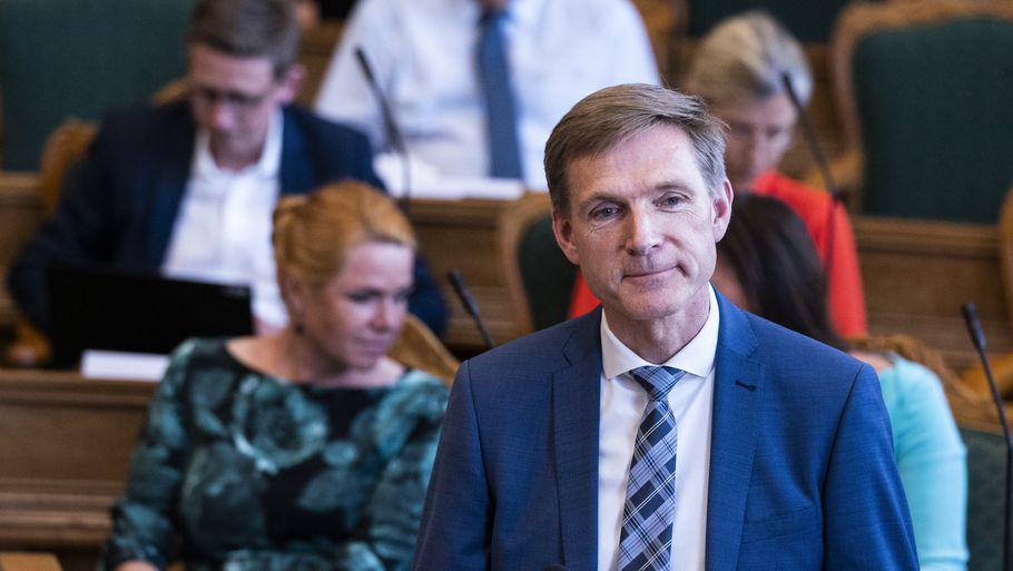 DF's formand, Kristian Thulesen Dahl, får kritik fra partiets byrådsmedlemmer i Holbæk, der alle overvejer fremtiden i partiet. Foto: Martin Sylvest/Ritzau Scanpix