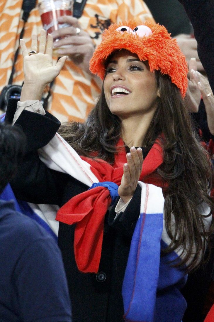 Det andet ægteskab kuldsejlede også. Yolanthe Cabau - her til VM i 2010 - har siden sidste år strøget Sneijder fra sit efternavn. Foto: Michael Kooren/Ritzau Scanpix