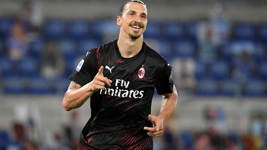 Zlatan Ibrahimovic har været godt kørende siden genstarten i juni. Syv mål i ti kampe er det blevet til. Foto: Alberto Lingria/Reuters/Ritzau Scanpix
