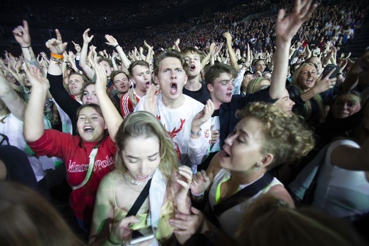 I efteråret var The Minds of 99 på en udsolgt indendørsturné, der kulminerede i Royal Arena. Foto: Per Lange