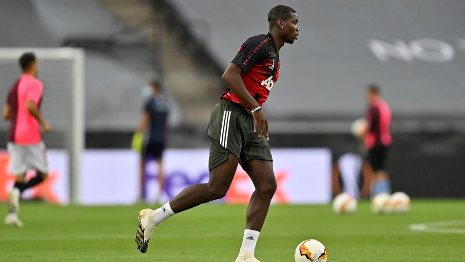 Manchester United-spilleren Paul Pogba har fået konstateret smitte med coronavirus og kan ikke være i Frankrigs kommende Nations League-kampe. Foto: Pool New/Reuters