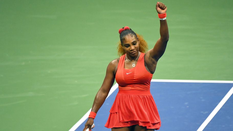 Serena Williams kom nemt gennem første runde af US Open med en sejr i to sæt over  Kristie Ahn. Foto: Robert Deutsch/Ritzau Scanpix