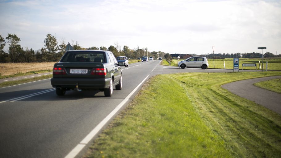 Rådet for Sikker Trafiks kampagne mod for høj fart på landevejene gennemføres i hele landet fra 31. august til og med 20. september. Foto: Rådet for Sikker Trafik