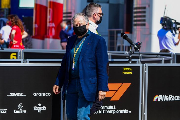 Jean Todt ved weekendens Formel 1-grandprix i Italien. Foto: Jennifer Lorenzini/AFP/Ritzau Scanpix