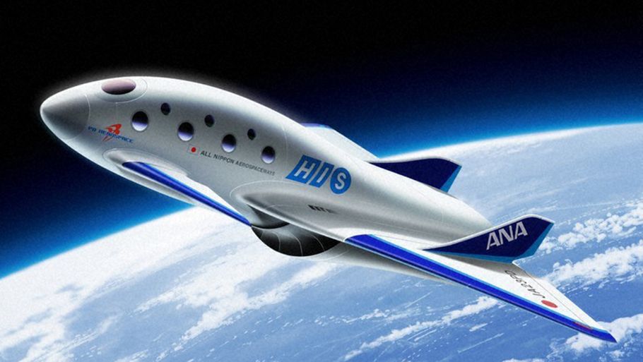 En illustration viser, hvordan PD AeroSpace forestiller sig sit kommende rumskib, som stadig er under udvikling. Illustration: PR