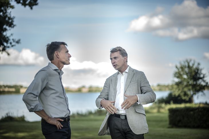 Kristian Thulesen Dahl og Morten Messerschmidt. Foto: Michael Drost-Hansen/Ritzau Scanpix