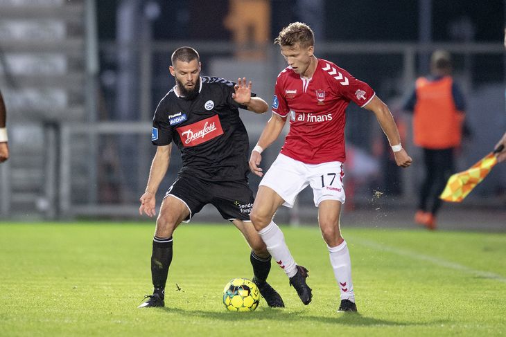 Marc Dal Hende er skiftet fra FC Midtjylland til Sønderjyske. Foto: Bo Amstrup/Ritzau Scanpix