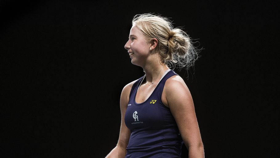 Clara Tauson slog Ivana Jorovic med 7-6, 6-4. Foto: Liselotte Sabroe/Ritzau Scanpix