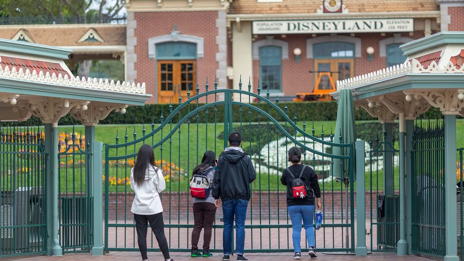 Disneys forlystelsesparker i den amerikanske delstat Californien er fortsat lukkede som følge af coronapandemien. (Arkivfoto). Foto: David Mcnew/Ritzau Scanpix