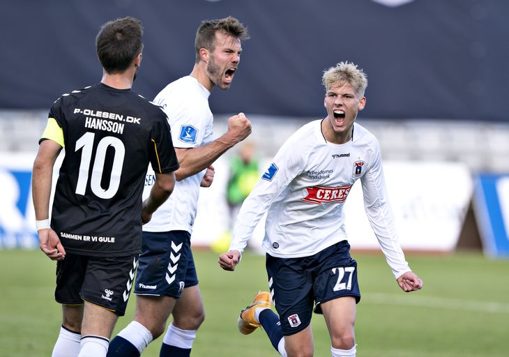 Albert Grønbæk giver i øjeblikket garanti for chancer og mål. Foto: Henning Bagger/Ritzau Scanpix