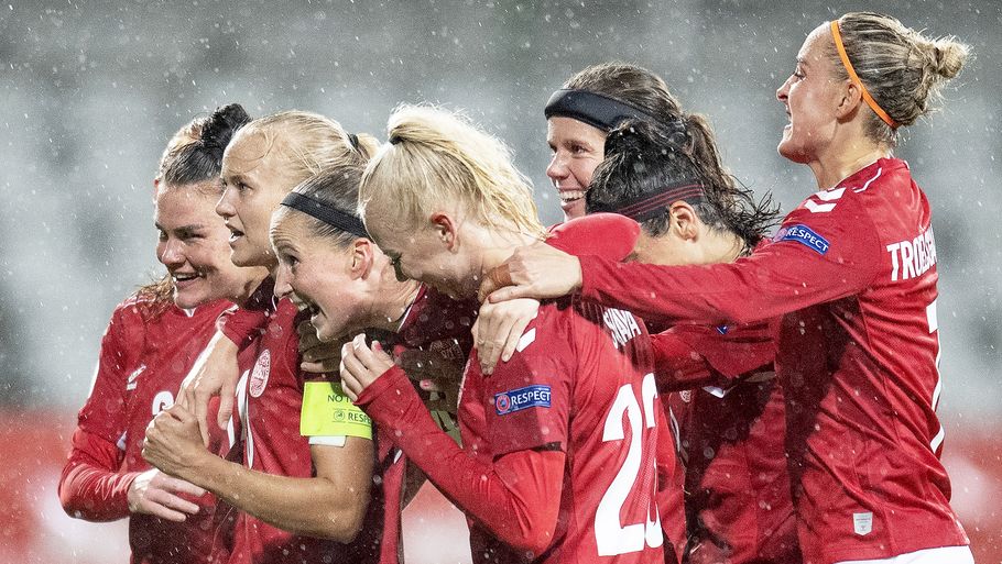 De danske kvinder er klar til EM efter en suveræn kvalifikation.  Bo Amstrup/Ritzau Scanpix