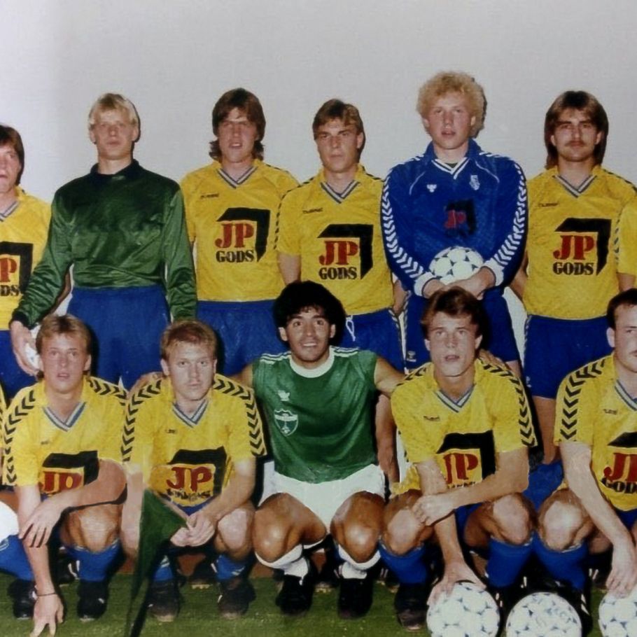 Historien bag Maradonas Brøndby-billede