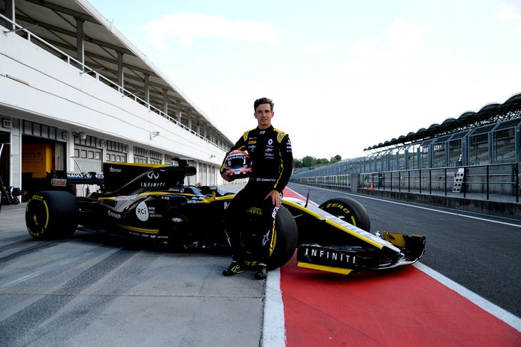 Christian Lundgaard ved sin første Formel 1-test i 2019. Foto: Grand Prix Photo