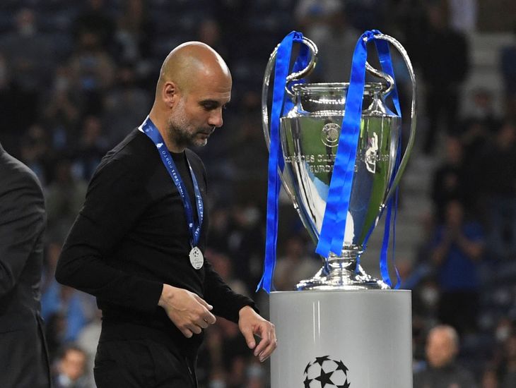 Pep Guardiola har vundet Champions League to gange med FC Barcelona, men træneren har stadig til gode at gøre Manchester City europæiske mestre. Foto: Ritzau Scanpix
