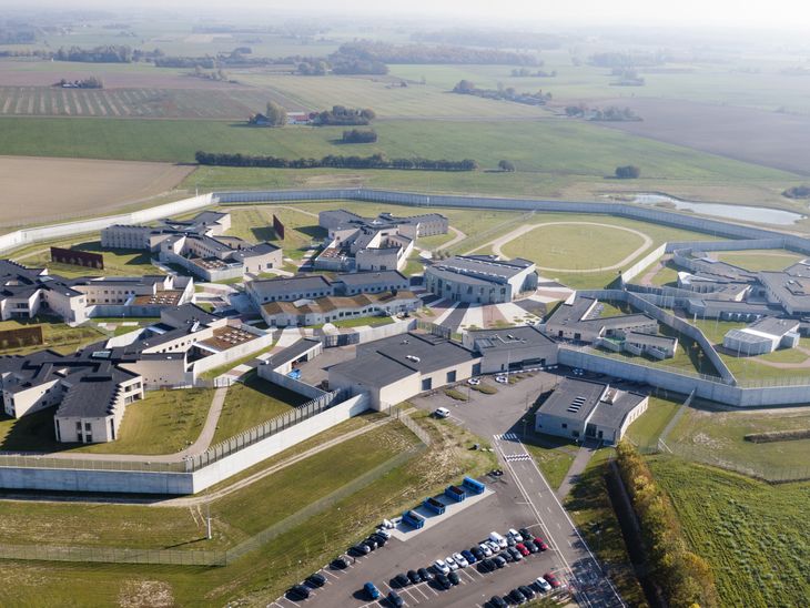 Storstrøm Fængsel på Falster, hvor Jesper er i praktik. Foto: Kriminalforsorgen