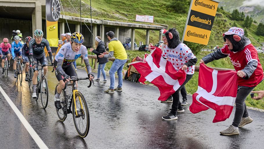 Der skal nok komme masser af danske flag, når Tour de France starter i Danmark 1. juli. Foto: Claus Bonnerup