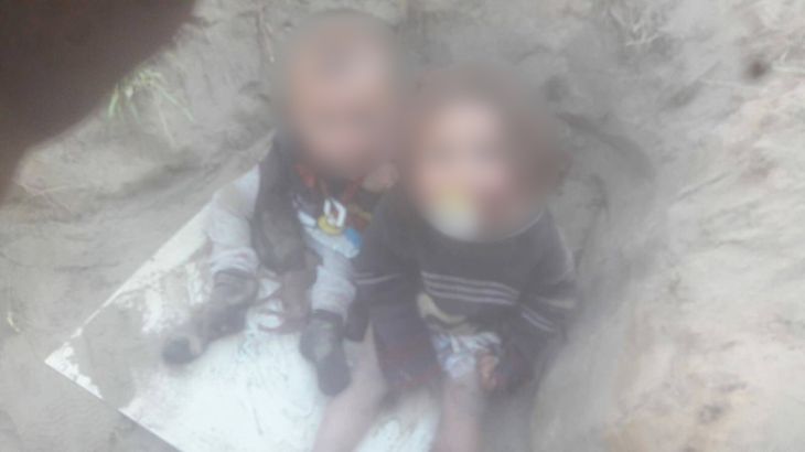Her ses begge børn i Syrien. Privatfoto