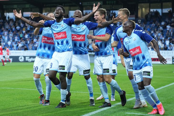 Sønderjyske vandt 1-0 hjemme over Vejle og holder sig til i toppen af Superligaen efter to runder. Foto: Claus Fisker/Ritzau Scanpix